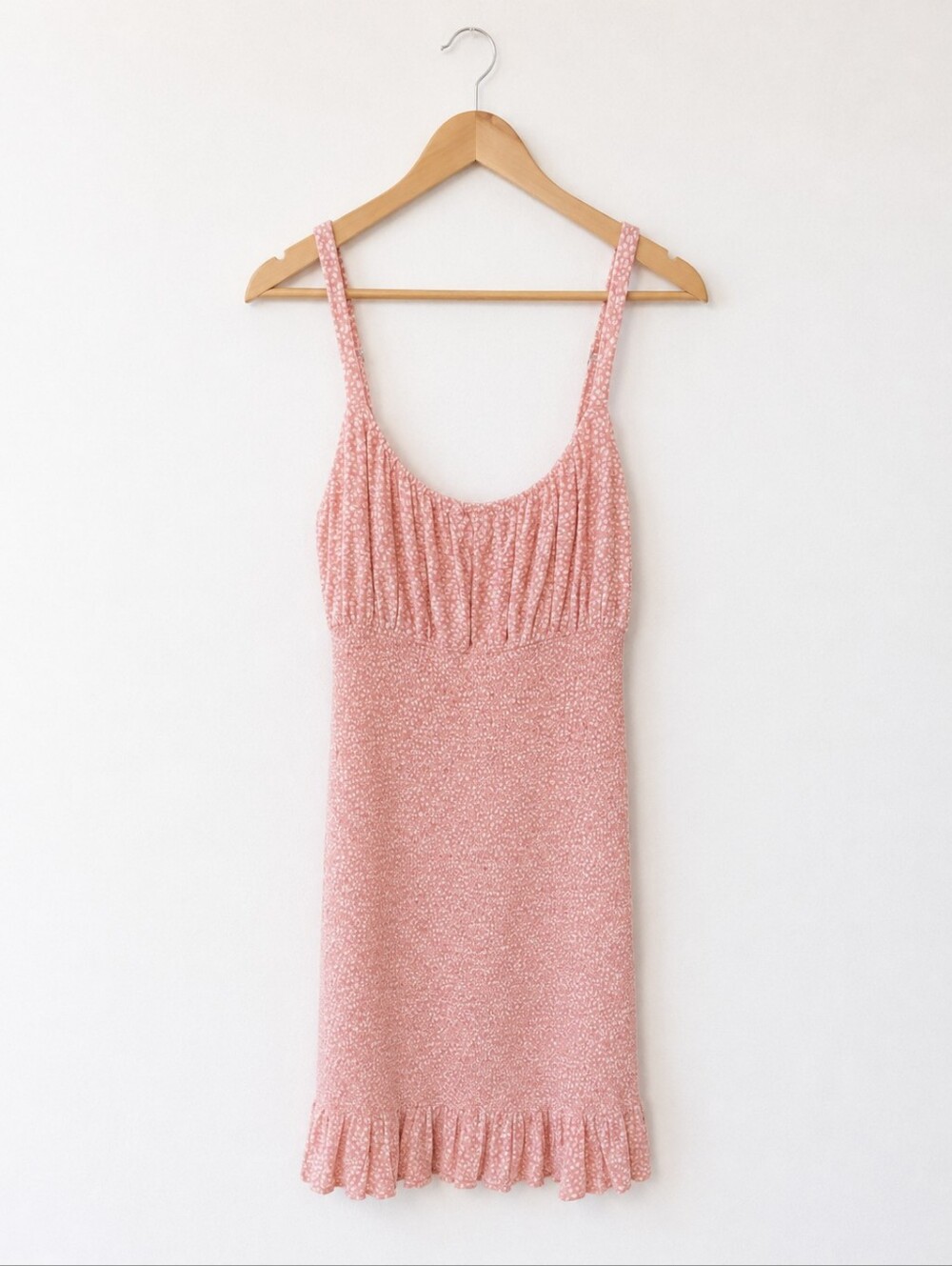 4/$15🟢•Abercrombie & Fitch Sleeveless Orange Printed Dress